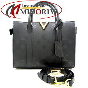 Louis Vuitton Very Tote Bag Noir Black Leather